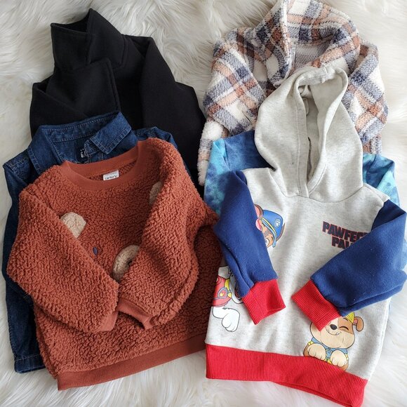 Carters/Gap/Nicolodeon Kids Sweater/Jacket Bundle SZ 12M - Picture 1 of 15